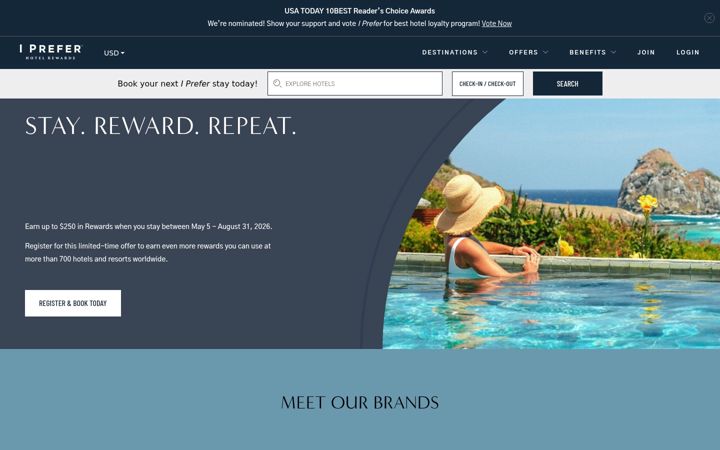Screenshot of iprefer.com