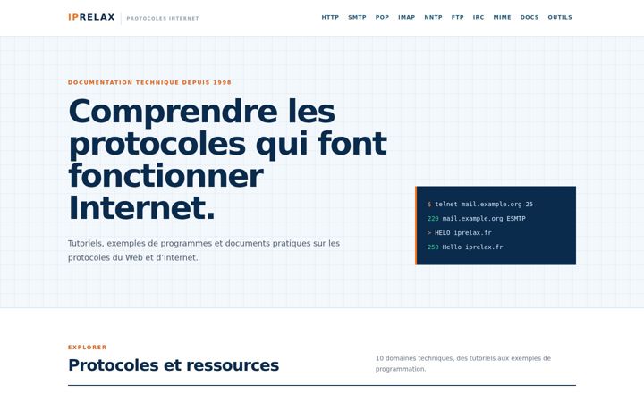 Screenshot of iprelax.fr