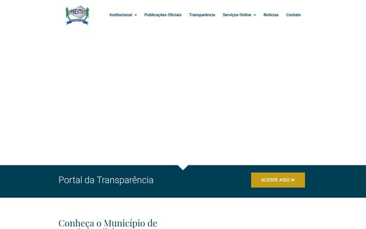 Screenshot of iprevteo.al.gov.br