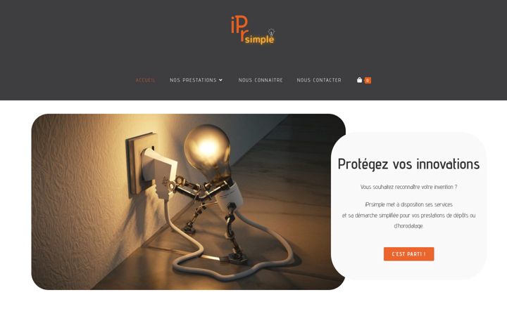 Screenshot of iprsimple.fr