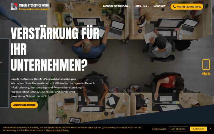 Screenshot of ips-personalgmbh.de