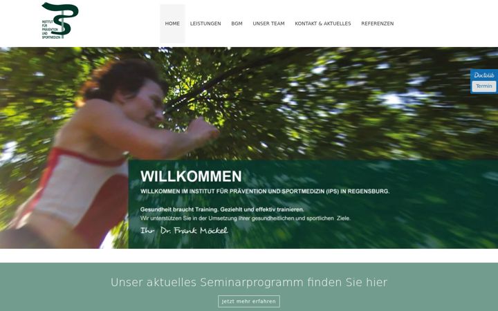 Screenshot of ips-regensburg.de