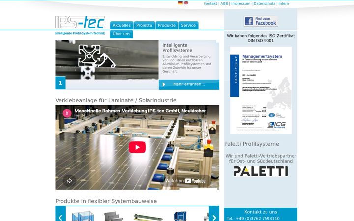 Screenshot of ips-tec.de