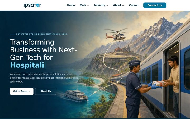 Screenshot of ipsator.com