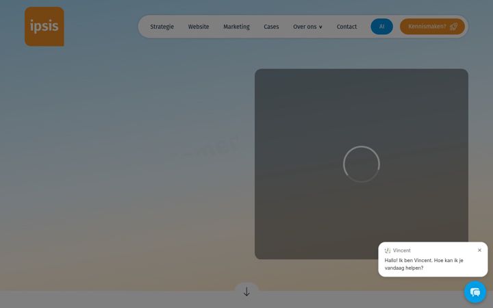 Screenshot of ipsis.nl