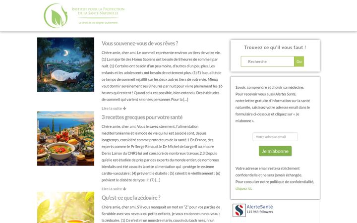 Screenshot of ipsn.eu