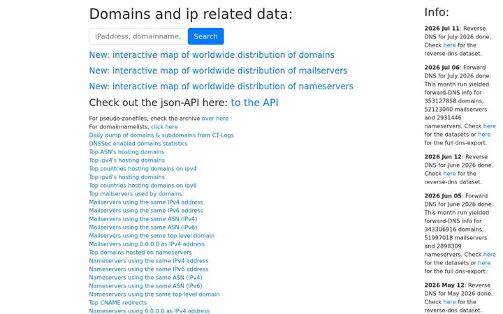 Screenshot of ipsniper.info