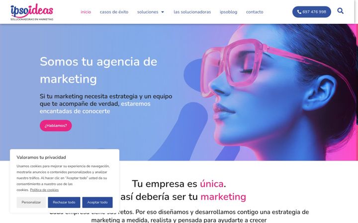 Screenshot of ipsoideas.es