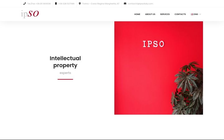 Screenshot of ipsoitaly.com