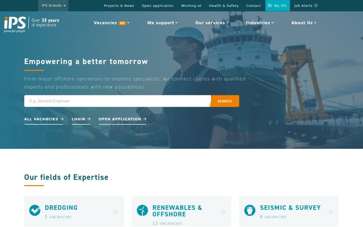 Screenshot of ipspowerfulpeople.com