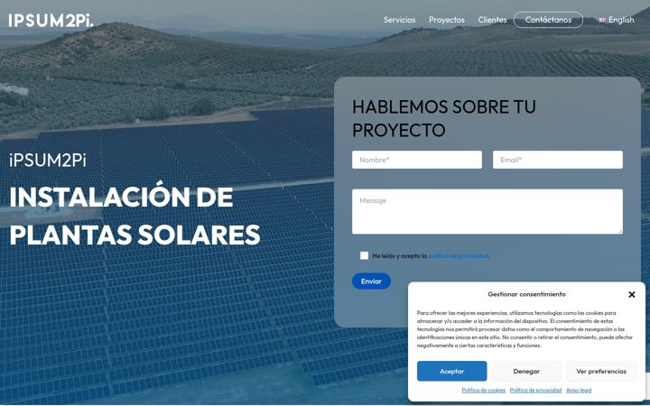 Screenshot of ipsum2pi.com