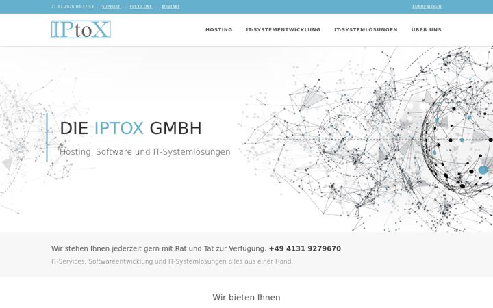 Screenshot of iptox.net