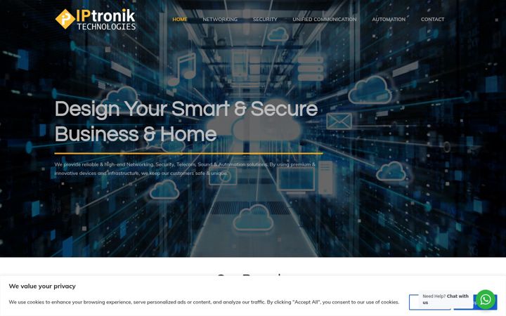 Screenshot of iptronik.com