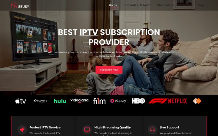 Screenshot of iptv-word.com