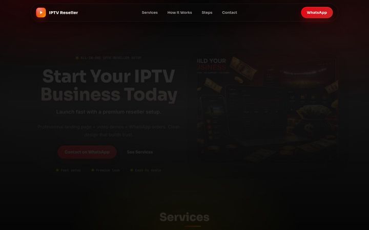 Screenshot of iptvalet.com