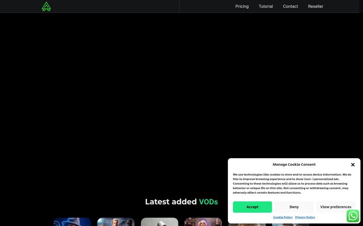 Screenshot of iptvaustria.com