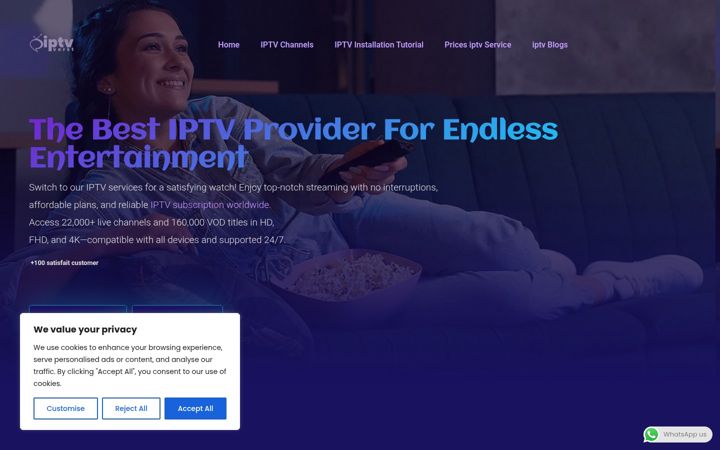 Screenshot of iptverst.com