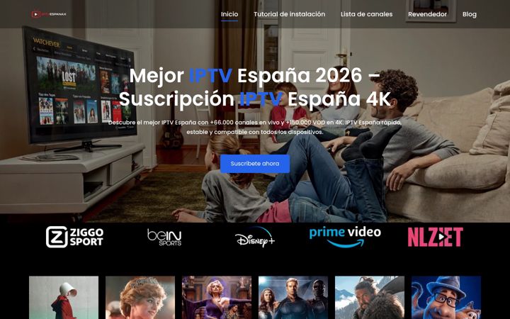 Screenshot of iptvespanax.com