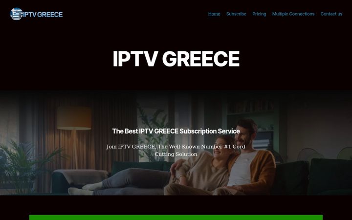 Screenshot of iptvgreece.com
