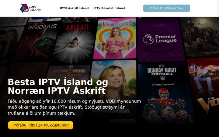 Screenshot of iptvisland.com