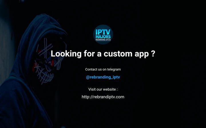 Screenshot of iptvmajors.com