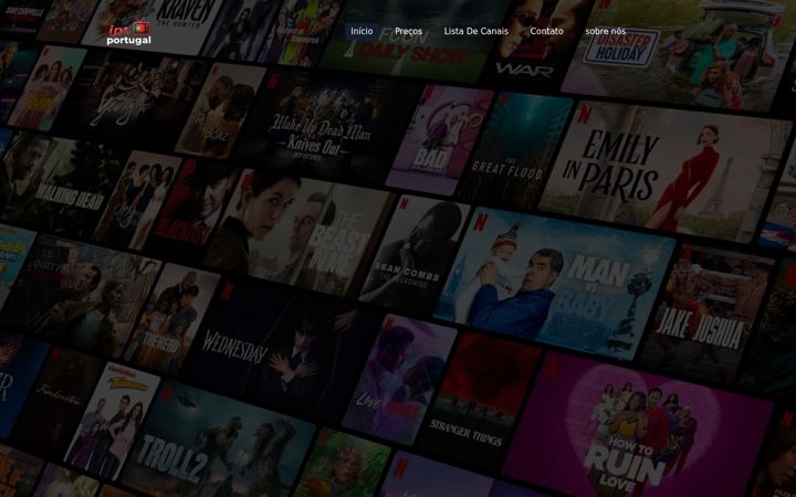 Screenshot of iptvportugalhd.com