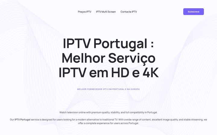 Screenshot of iptvportugalmelhor.com