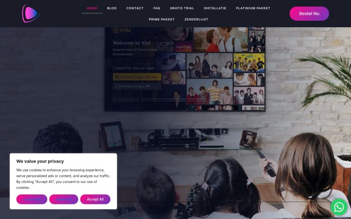 Screenshot of iptvrange.com