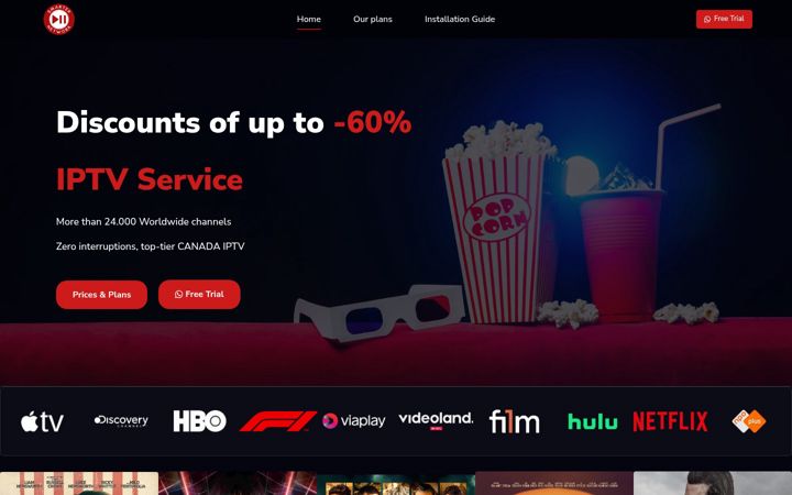 Screenshot of iptvsmarternetwork.com