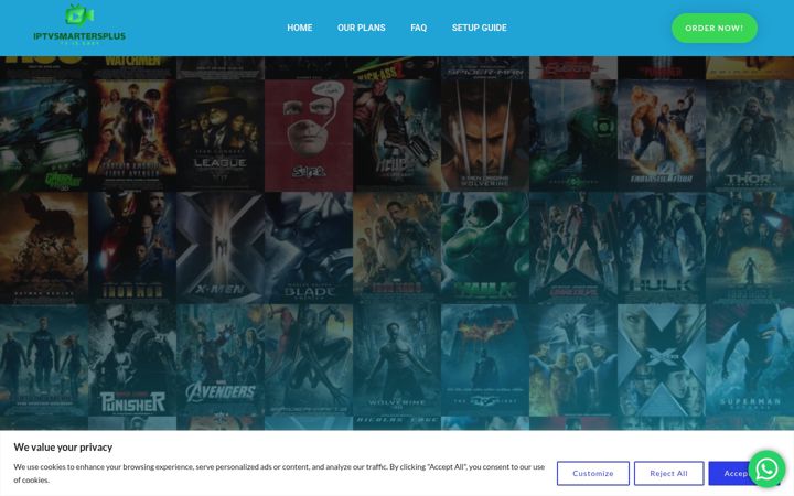 Screenshot of iptvsmartersplus.net