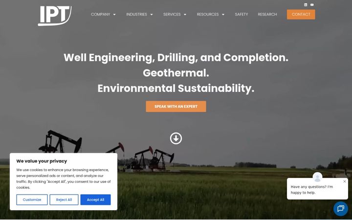 Screenshot of iptwellsolutions.com
