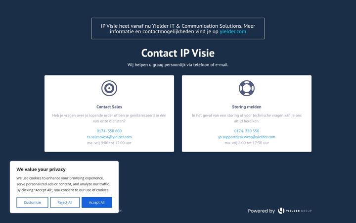 Screenshot of ipvisieyieldergroup.nl