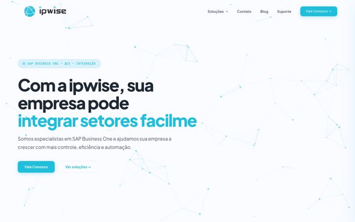 Screenshot of ipwise.com.br