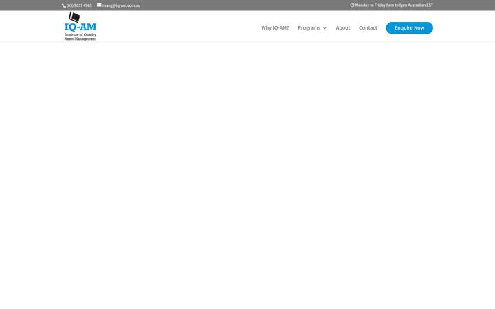 Screenshot of iq-am.com.au
