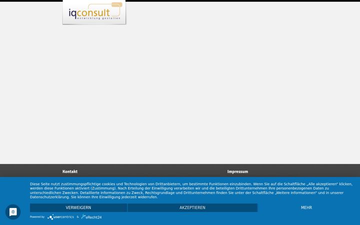 Skjámynd af iq-consult.com