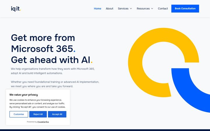 Screenshot of iq-it.co.uk
