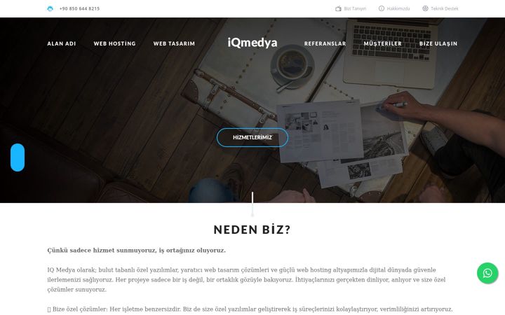 Screenshot of iq-medya.net