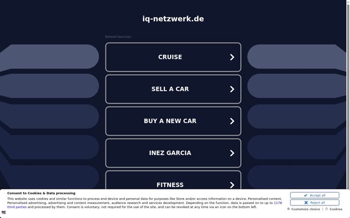 Screenshot of iq-netzwerk.de