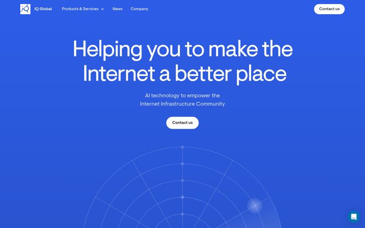 Screenshot of iq.global