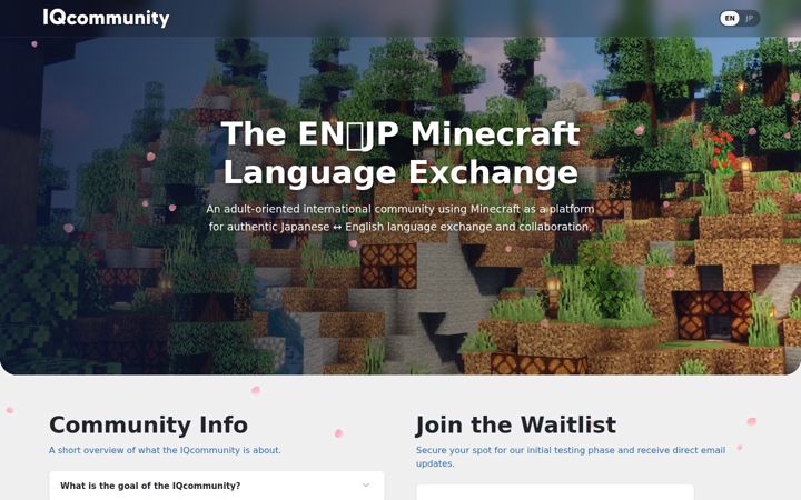 Screenshot of iqcommunity.net