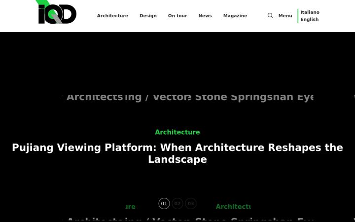 Screenshot of iqd.it