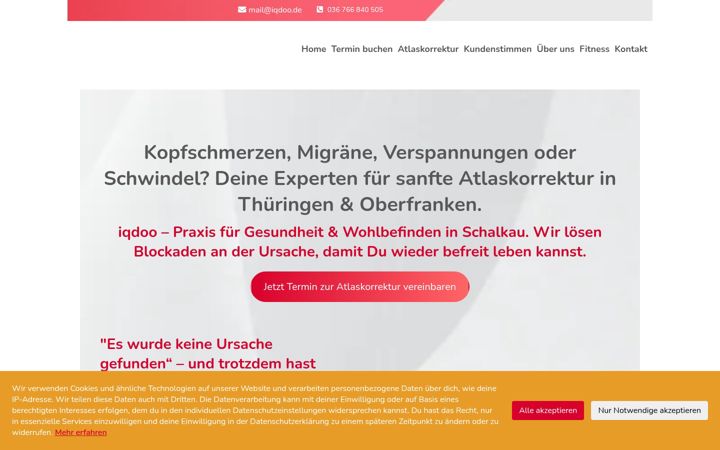 Screenshot of iqdoo.de