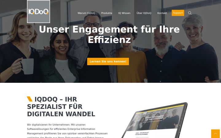 Screenshot of iqdoq.de