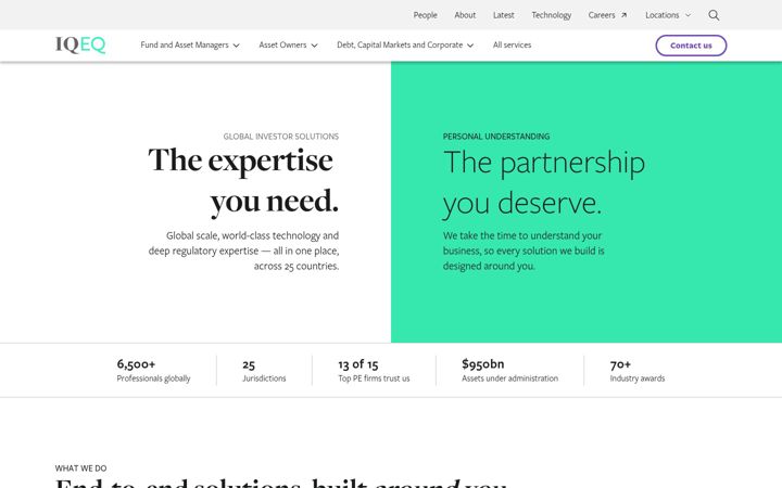 Screenshot of iqeq.com