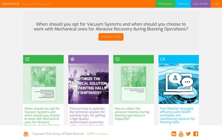 Screenshot of iqindustrial.ro