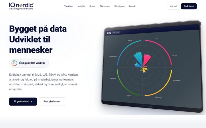 Screenshot of iqnordic.com