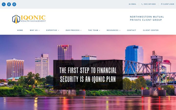 Screenshot of iqonicwealth.com