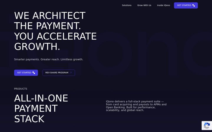 Screenshot of iqono.com