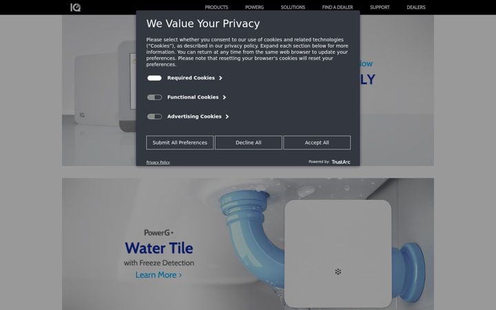 Screenshot of iqsecurityproducts.com
