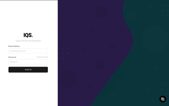Screenshot of iqssender.com